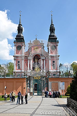 ÅšwiÄ™ta Lipka church. Poland Editorial Stock Photo